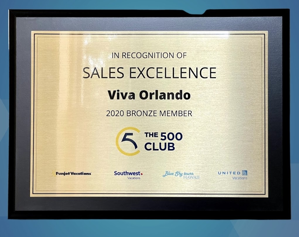 Sales Excellence - The 500 Club 2020 Bronze Member